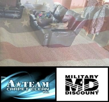 A military discount for carpet and flooring