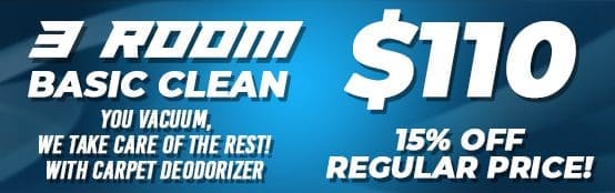 A-Team-3-Room-Special A blue background with white text and dollar sign.