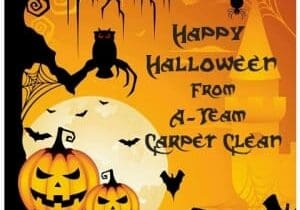 Happy Halloween from A-Team Carpet Clean.