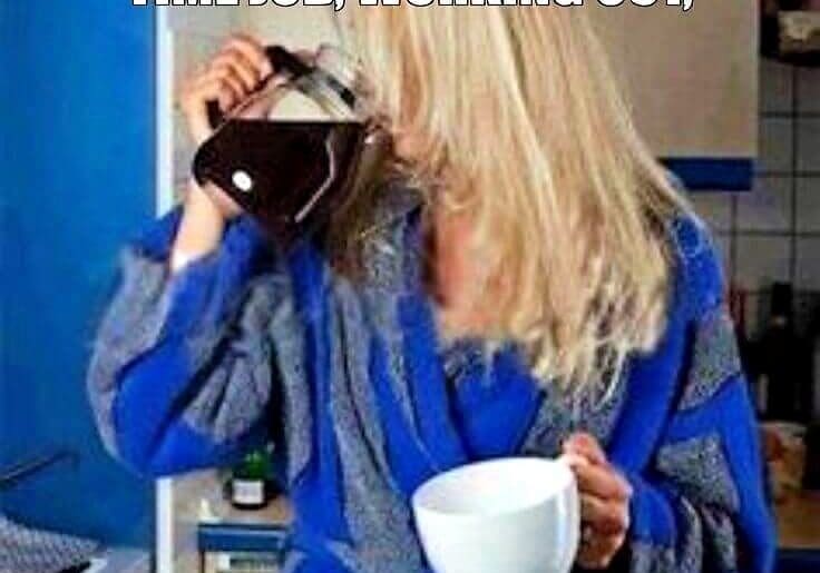 Struggling with work-life balance humor.